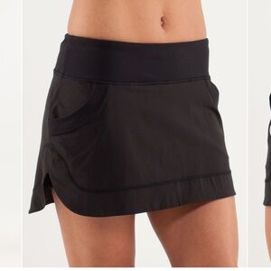 Lululemon Run: For All Skirt-Black- size 6